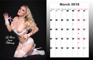 www.misswhitneymorgan.com - Miss Whitney Morgan March 2018 Desktop Calendar thumbnail
